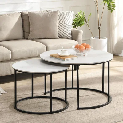 The Range Circa Nesting Tables - Set of 2 - White