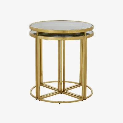 The Range Axis 5 Piece Nesting Tables - Black