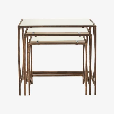 The Range Avantis Nest Of 3 Tables - Brown