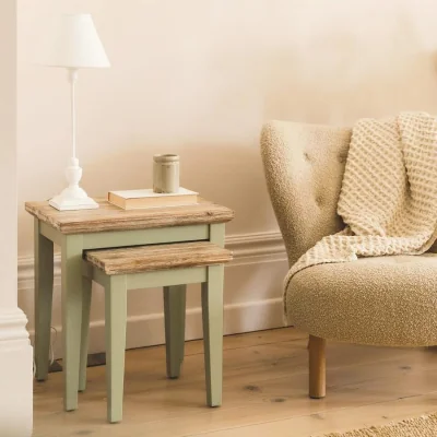 The Range Florence Nest of Tables - Sage Green