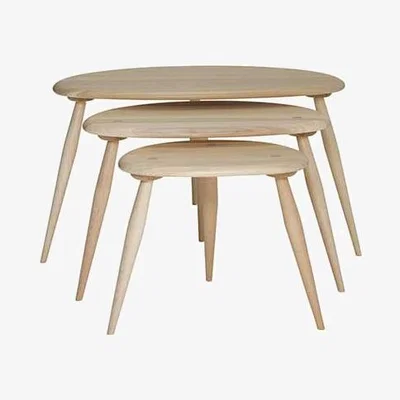 Woods Furniture Ercol Range Nest of Tables Painted Finish