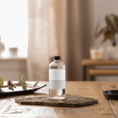 Dunelm Black Pepper and Sandalwood Diffuser Refill Clear