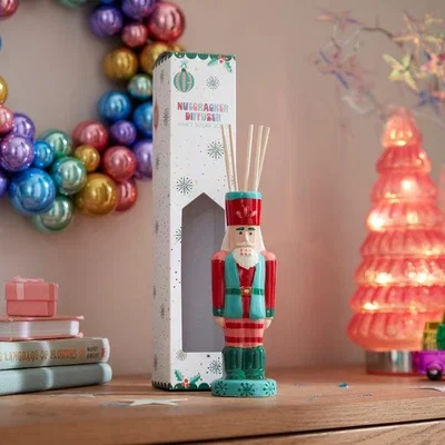 Dunelm Christmas Nutcracker Pink Sugar Diffuser