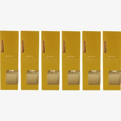 Dunelm Set of 9 Jasmine 100ml Diffusers Clear