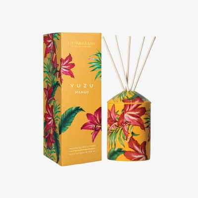 Dunelm Stoneglow Urban Botanics Yuzu Mango Diffuser Yellow