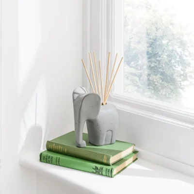 Dunelm Elephant Diffuser Honey and Saffron 100ml Beige