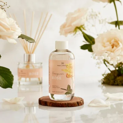 Dunelm Home Grown Rose 200ml Diffuser Refill Natural