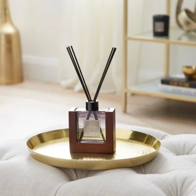 Dunelm Hotel Winter Pampas and Patchouli Diffuser 100ml Dark Wood (Brown)