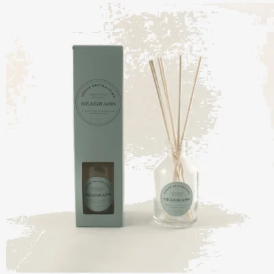 Dunelm Odour Neutralising Seagrass 100ml Reed Diffuser Green