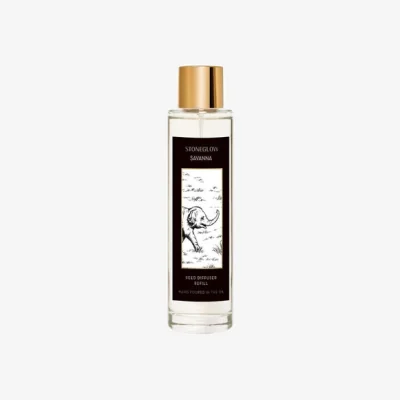 Dunelm Stoneglow Keepsake Savanna Diffuser Refill Black and white