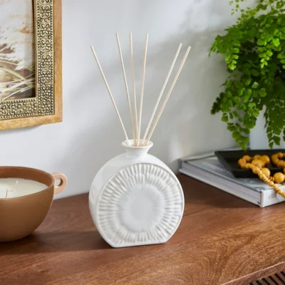 Dunelm Global Zen Fig & Cedarwood Diffuser White