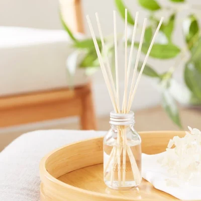 Dunelm Egyptian Cotton 100ml Reed Diffuser Clear