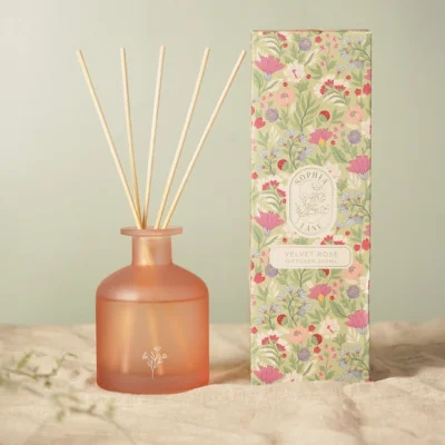 Dunelm Sophia Lane Velvet Rose Floral Diffuser