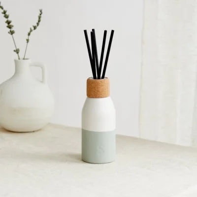 Dunelm Scandi Sage Von Lemon & Lavender Diffuser White