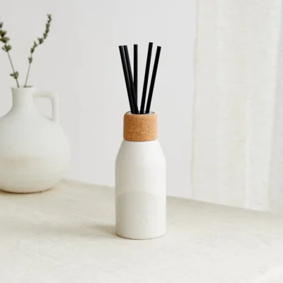 Dunelm Scandi White Lilja Amber & Bergamot Diffuser White