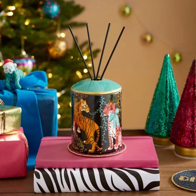 Dunelm Christmas Angel Flower Reed Diffuser MultiColoured