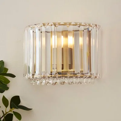 Dunelm Crus Beaded Diffuser Wall Light