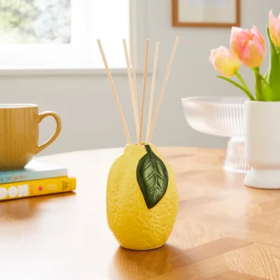 Dunelm Lemon Shaped Diffuser Yellow