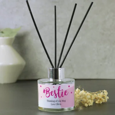 Dunelm Personalised Bestie Reed Diffuser MultiColoured