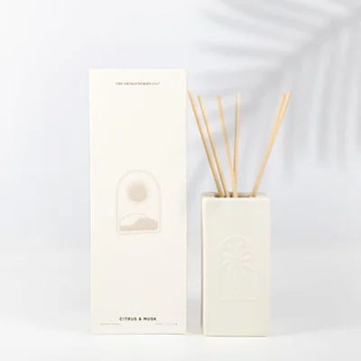 Dunelm Aromatherapy Co Sunset Citrus and Musk Diffuser White