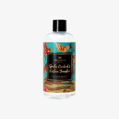 Dunelm Spider Orchid & Eastern Bamboo 200ml Reed Diffuser Refill Orange