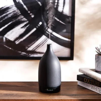 Dunelm Black Ceramic Electric Diffuser Black