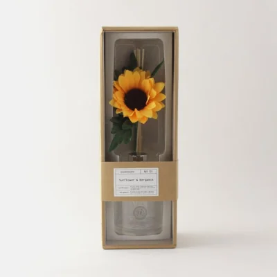Dunelm Churchgate Sunflower 200ml Diffuser Green and Yellow