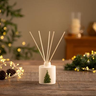 Dunelm Ceramic Tree & Stag Frosted Eucalyptus Diffuser