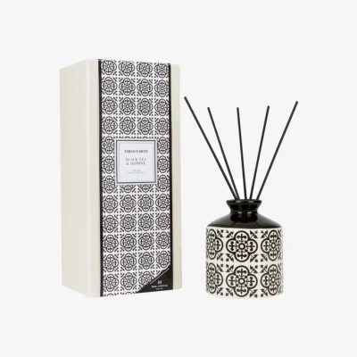 Dunelm Fired Earth Ceramic Black Tea and Jasmine Diffuser Black