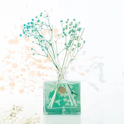 Dunelm Life In Bloom White Tea and Basil Diffuser Green