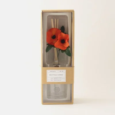 Dunelm Churchgate Poppy 200ml Diffuser MultiColoured