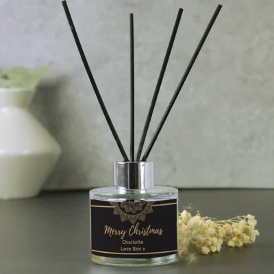 Dunelm Personalised Gold Mandala Reed Diffuser Gold