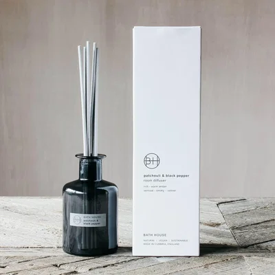 Graham & Green Patchouli and Black Pepper Diffuser Set
