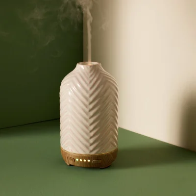 Habitat Habitat 100ml Chevron Ceramic Wax Resist Electric Diffuser