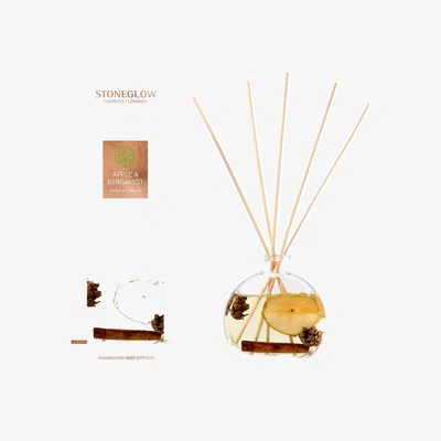 Habitat Stoneglow Candles Scented Reed Diffuser - Apple & Bergamot