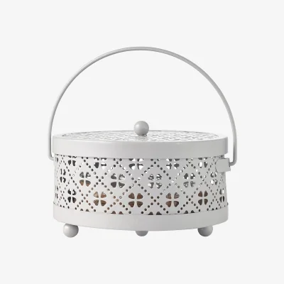 Homebase Bite Shield Metal Incense Diffuser with 12 Coils