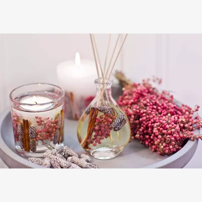 John Lewis Stoneglow Nature's Gift Goji Berry & Rose Diffuser Refill, 200ml