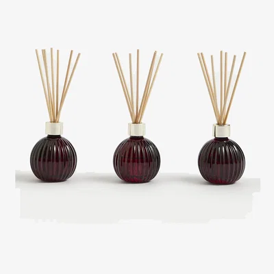 Marks & Spencer M&S Set of 3 Mandarin, Clove & Cinnamon Diffusers - Red Mix, Red Mix