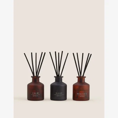 Marks & Spencer Apothecary Set of 3 Mini Diffusers Gift Set - Amber, Amber
