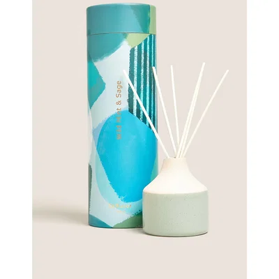 Marks & Spencer M&S Wild Mint & Sage 100ml Diffuser - Green, Green