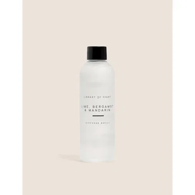 Marks & Spencer M&S Library Of Scent Lime, Bergamot & Mandarin Diffuser Refill - White, White