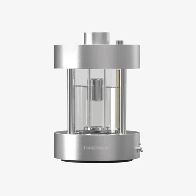 Made in Design Essential Oil Diffuser metal silver / Ultrasonic - Transparent Speaker