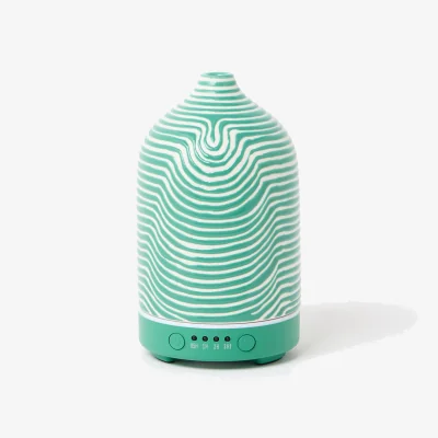 Oliver Bonas Green Swirl Electric Aroma Diffuser