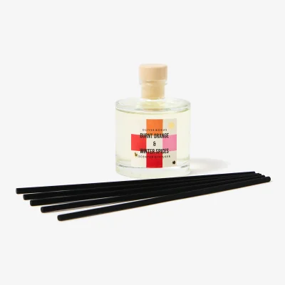 Oliver Bonas Burnt Orange & Winter Spices Scented Christmas Reed Diffuser