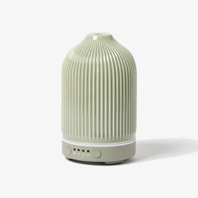 Oliver Bonas Sage Green Electric Aroma Diffuser