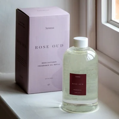 Perch and Parrow Ambience Diffuser Refill Oil Rose Oud 500ml
