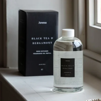 Perch and Parrow Ambience Diffuser Refill Oil Black Tea and Bergamot 500ml
