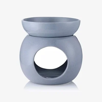 The Range Ava May Round Wax Burner Grey - Grey