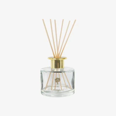 The Range Glass Reed Diffuser - 200ml - Lemongrass - Cream