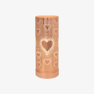 The Range Heart Aroma Diffuser Touch Lamp - Rose gold
